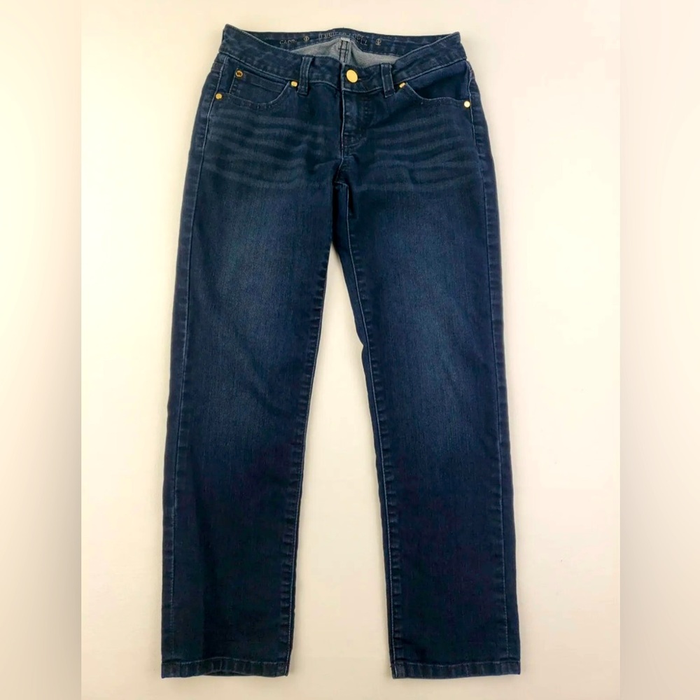 Jenifer Lopez Denim Dark Wash Capri Sz 0